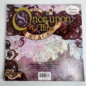 DCWV Premium Paper Stack Once Upon A Time 12x12 Glitter Card Fairy Tale READ